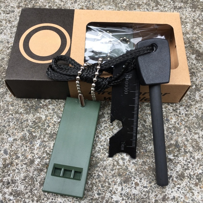 Magnesium Fire Starter - Outdoor Survival Vuurstartset, Ferrocerium staafje met