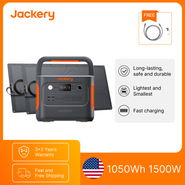 Jackery E1000AC 1050Wh draagba - Solar Emergency Charger recensie en prijs