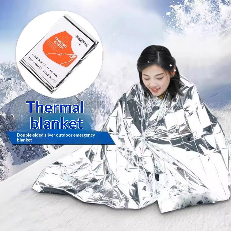 Noodthermische deken, 5 stuks, - Survival Blanket Reflective recensie en prijs