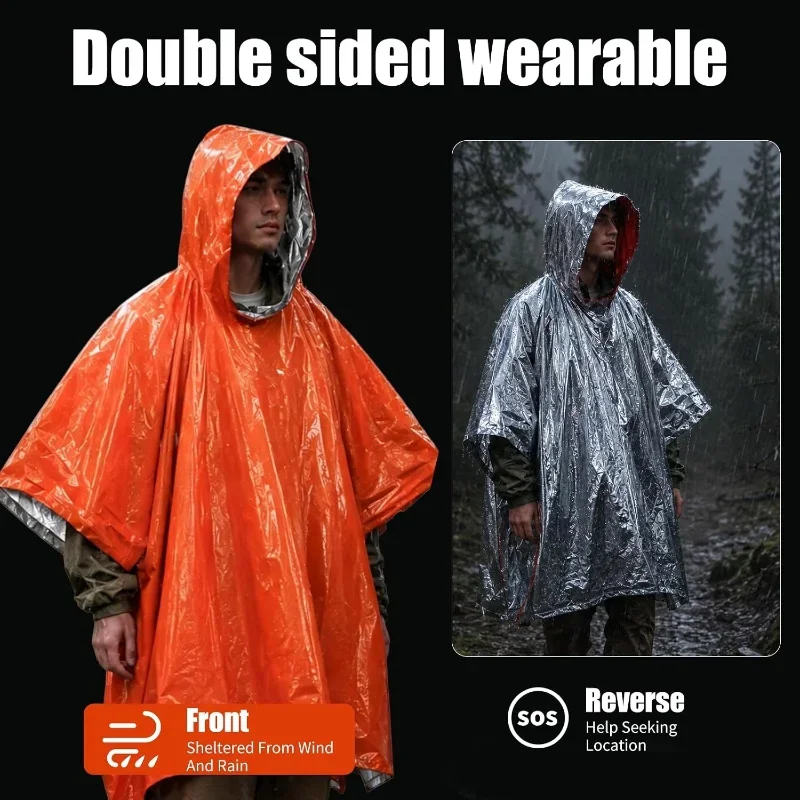 Waterdichte en warme noodponch - Emergency Poncho Rain recensie en prijs